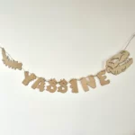 guirlande en bois dinosaure